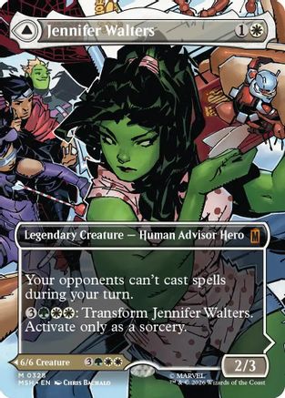 Jennifer Walters (Borderless) (0328) (MSH-328) - mythic - Foil