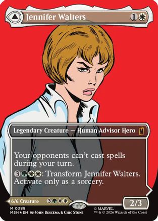 Jennifer Walters (Borderless) (0388) (MSH-388) - mythic - Foil