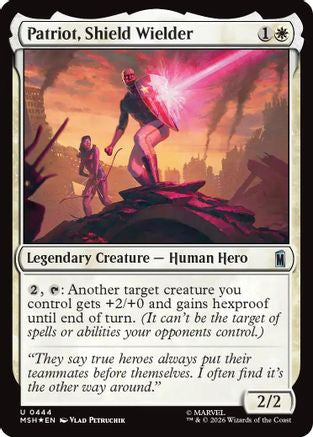 Patriot, Shield Wielder (Surge Foil) (MSH-444) - uncommon - Foil
