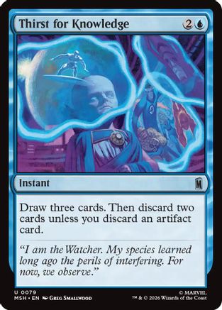 Thirst for Knowledge (MSH-079) - uncommon - Foil