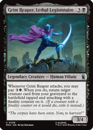 Grim Reaper, Lethal Legionnaire (MSH-098) - uncommon