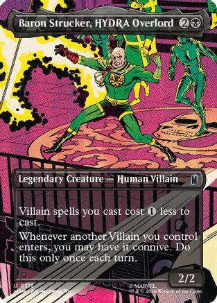 Baron Strucker, HYDRA Overlord (Borderless) (0315) (MSH-315) - uncommon
