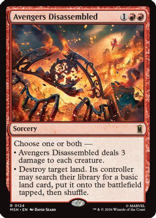 Avengers Disassembled (MSH-124) - rare - Foil