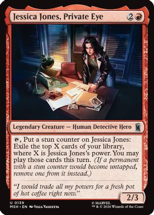 Jessica Jones, Private Eye (MSH-139) - uncommon