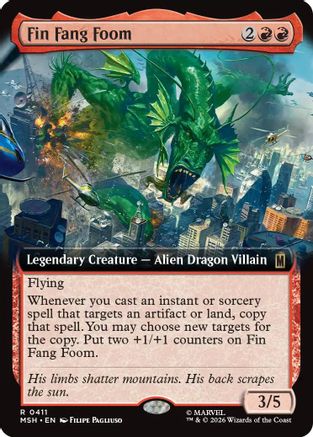 Fin Fang Foom (Extended Art) (MSH-411) - mythic - Foil