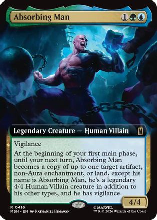 Absorbing Man (Extended Art) (MSH-416) - rare