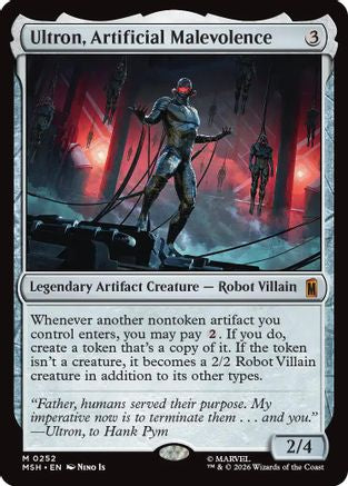 Ultron, Artificial Malevolence (MSH-252) - mythic - Foil