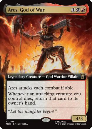 Ares, God of War (Extended Art) (MSH-418) - rare
