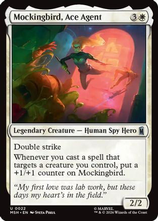 Mockingbird, Ace Agent (MSH-022) - uncommon - Foil