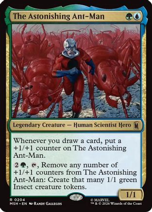 The Astonishing Ant-Man (MSH-204) - rare - Foil
