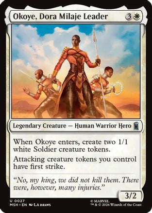 Okoye, Dora Milaje Leader (MSH-027) - uncommon