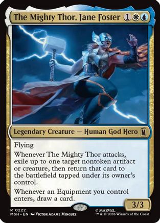 The Mighty Thor, Jane Foster (MSH-222) - rare