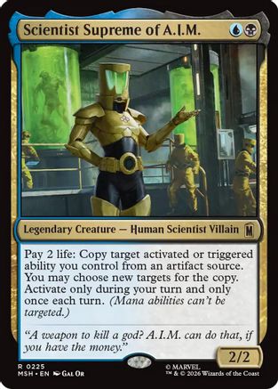 Scientist Supreme of A.I.M. (MSH-225) - rare - Foil