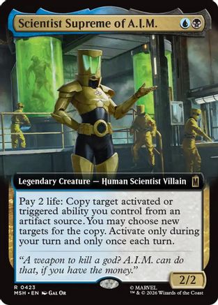 Scientist Supreme of A.I.M. (Extended Art) (MSH-423) - rare