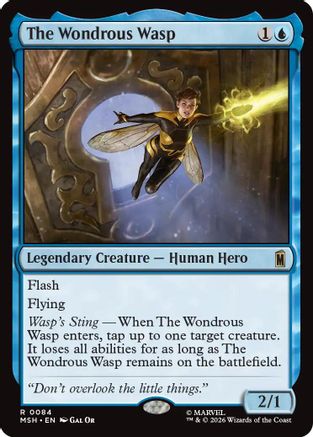 The Wondrous Wasp (MSH-084) - rare - Foil
