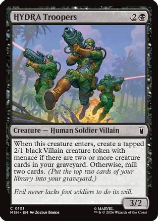 HYDRA Troopers (MSH-101) - rare