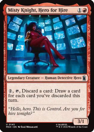 Misty Knight, Hero for Hire (MSH-145) - uncommon - Foil