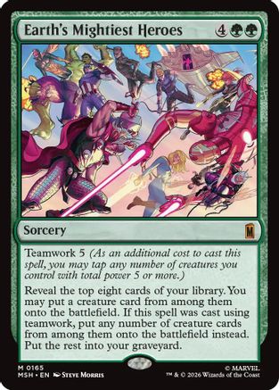 Earth's Mightiest Heroes (MSH-165) - mythic