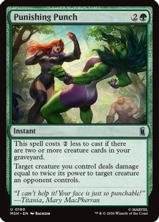 Punishing Punch (MSH-180) - uncommon - Foil