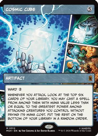 Cosmic Cube (Borderless) (0312) (MSH-312) - mythic