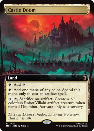 Castle Doom (Extended Art) (MSH-429) - rare - Foil