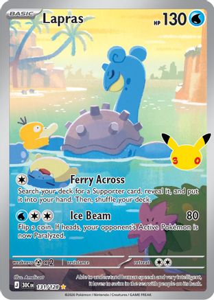 Lapras (131/128) - M3C  - Illustration Rare - Holofoil
