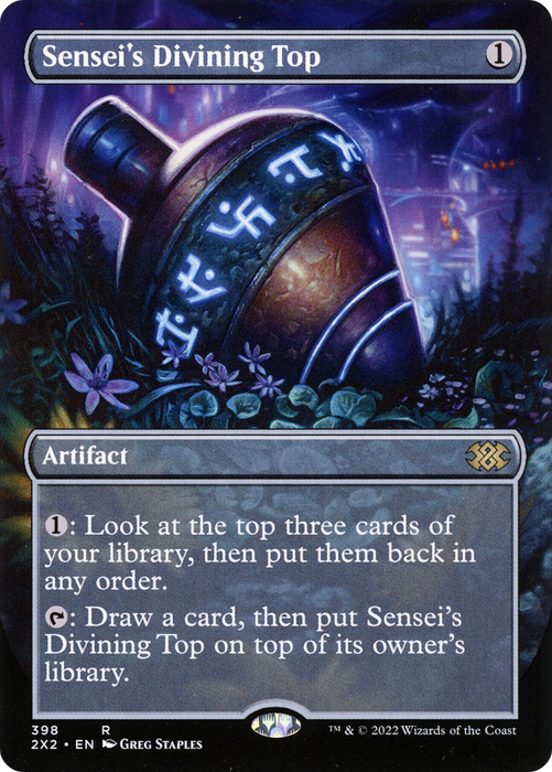 Sensei's Divining Top (2X2-398) - rare (Borderless)