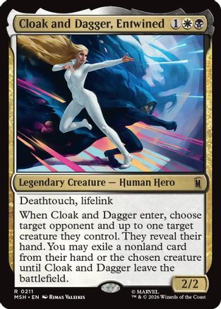 Cloak and Dagger, Entwined (MSH-211) - rare - Foil