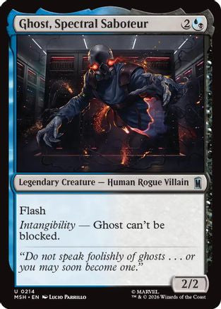 Ghost, Spectral Saboteur (MSH-214) - rare