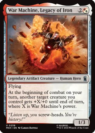 War Machine, Legacy of Iron (MSH-238) - uncommon