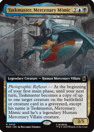 Taskmaster, Mercenary Mimic (Extended Art) (MSH-425) - rare - Foil