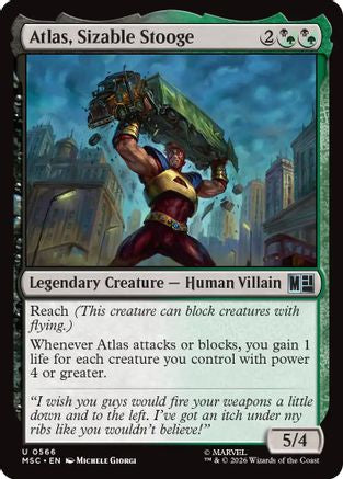 Atlas, Sizable Stooge (MSH-566) - uncommon