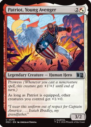 Patriot, Young Avenger (MSH-570) - uncommon