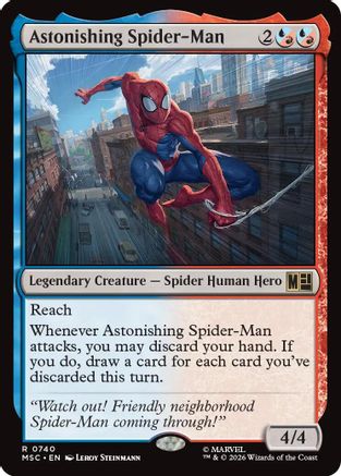 Astonishing Spider-Man (MSH-740) - rare - Foil