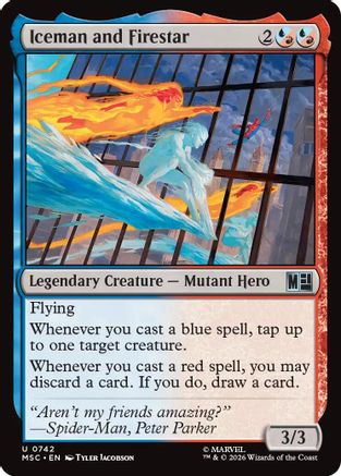 Iceman and Firestar (MSH-742) - mythic