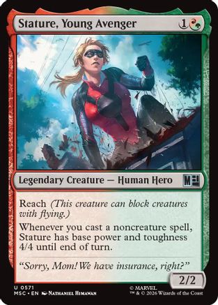 Stature, Young Avenger (MSH-571) - uncommon - Foil