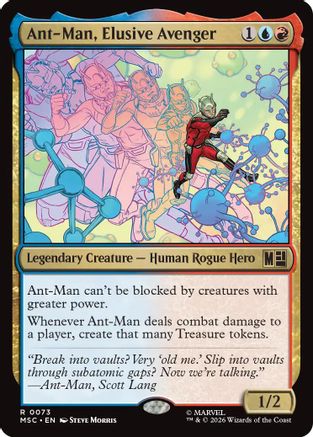 Ant-Man, Elusive Avenger (MSC-073) - rare - Foil