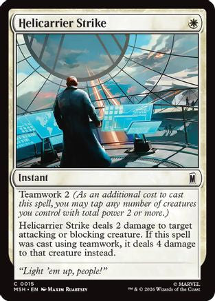 Helicarrier Strike (MSH-015) - common - Foil