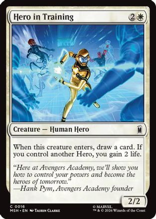 Hero in Training (MSH-016) - common - Foil
