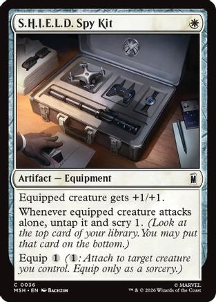 S.H.I.E.L.D. Spy Kit (MSH-036) - common - Foil