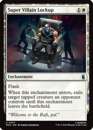 Super Villain Lockup (MSH-037) - uncommon - Foil