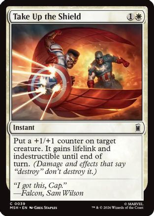 Take Up the Shield (MSH-039) - common - Foil