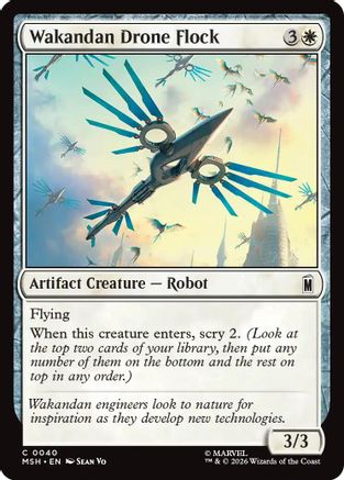 Wakandan Drone Flock (MSH-040) - common - Foil