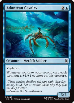 Atlantean Cavalry (MSH-045) - common - Foil