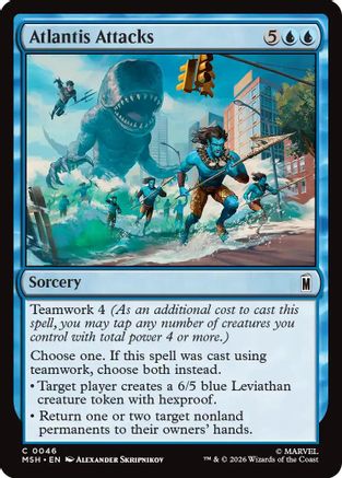 Atlantis Attacks (MSH-046) - common - Foil