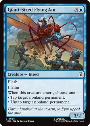 Giant-Sized Flying Ant (MSH-056) - common - Foil