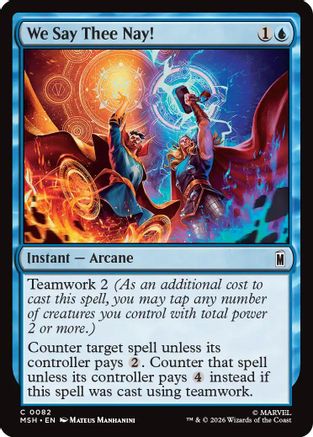 We Say Thee Nay! (MSH-082) - common - Foil