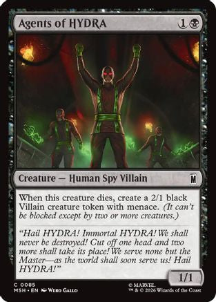 Agents of HYDRA (MSH-085) - common - Foil