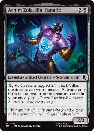 Arnim Zola, Bio-Fanatic (MSH-086) - uncommon - Foil
