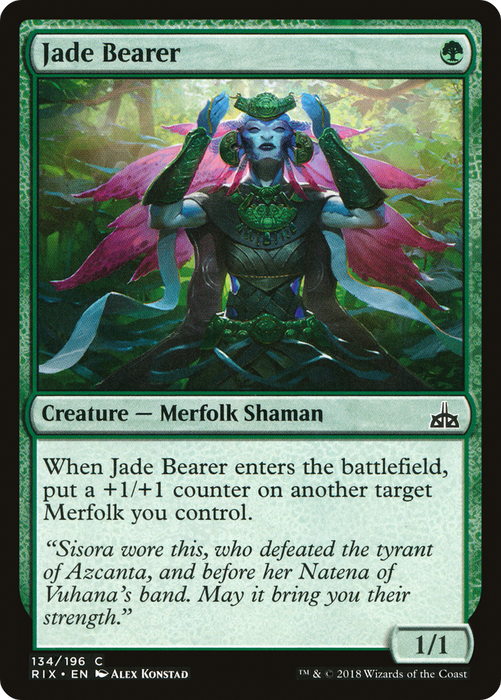 Jade Bearer (RIX-134) - common - Foil